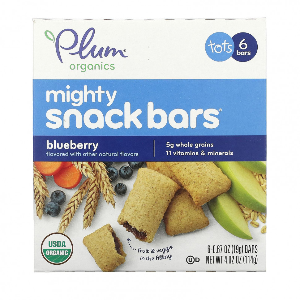   Plum Organics, Mighty Snack Bars,  , , 6   19  (0,67 )    -     , -,   