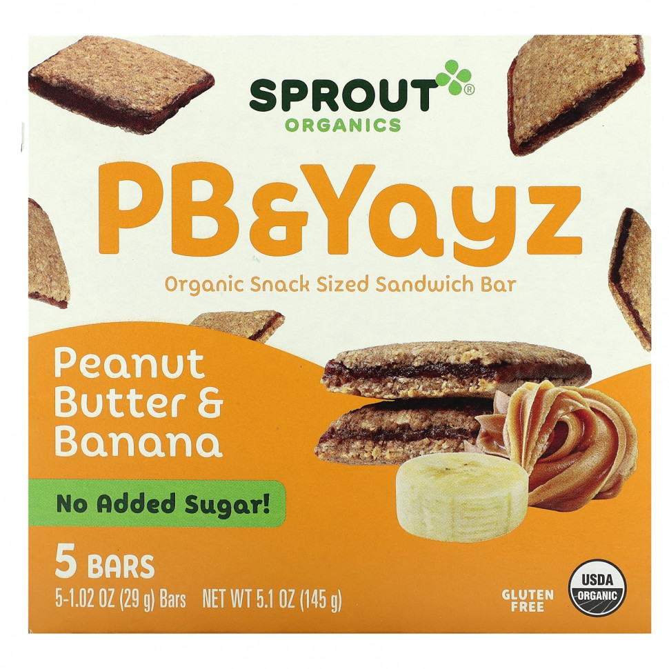   Sprout Organics, PB & Yayz,  -  ,    , 5 , 29  (1,02 )   -     , -,   