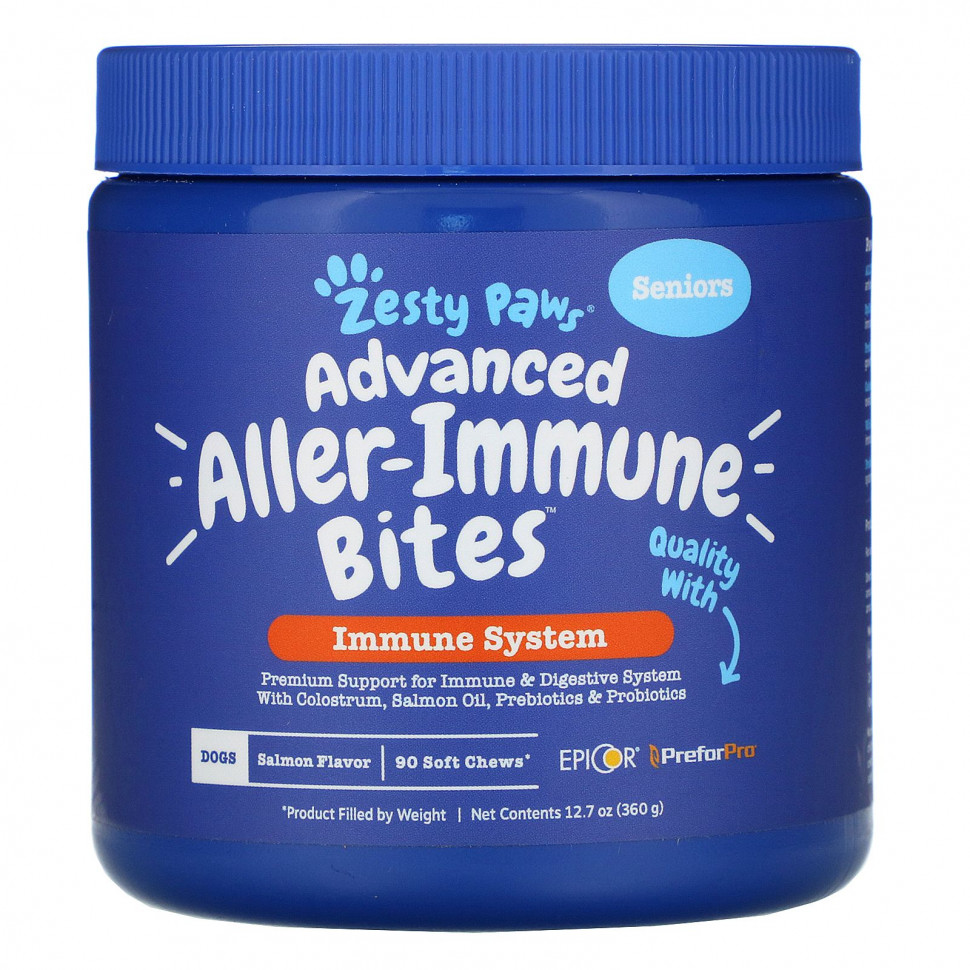   Zesty Paws, Advanced Aller-Immune Bites  ,  ,   ,   , 90  , 360  (12,7 )   -     , -,   