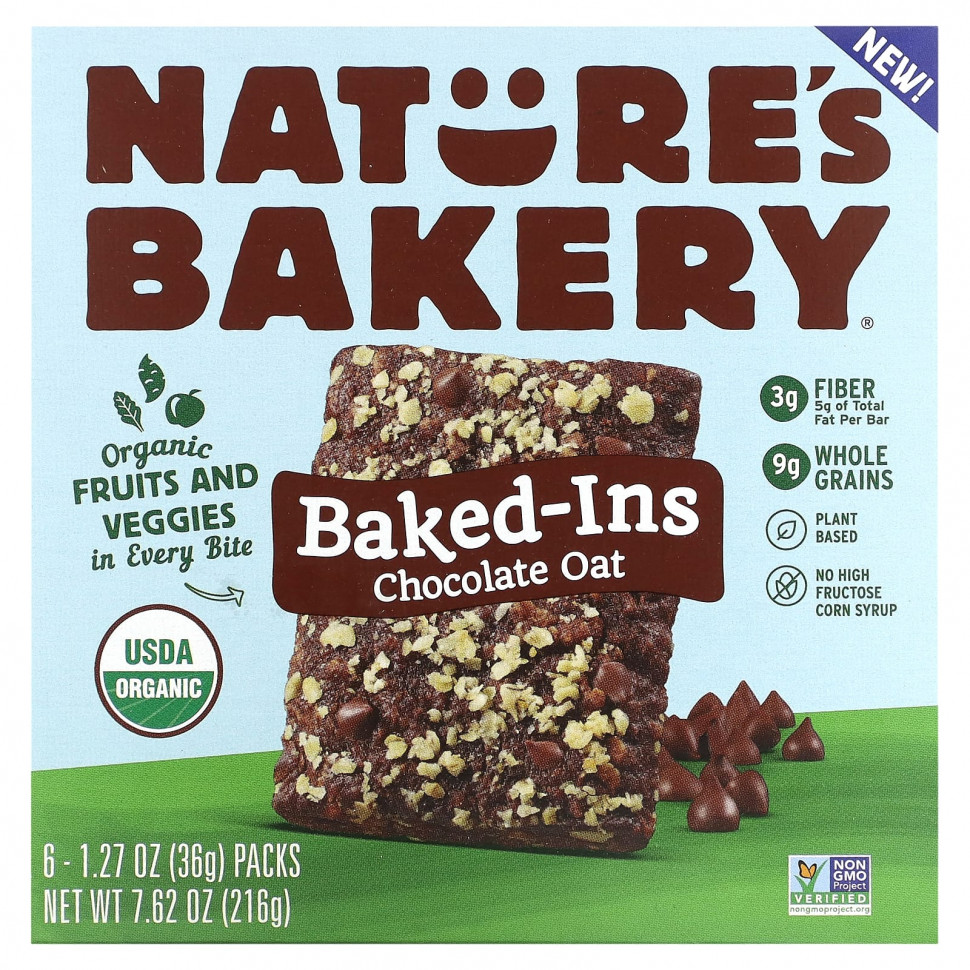   Nature's Bakery, Baked-In,  , 6   36  (1,27 )   -     , -,   