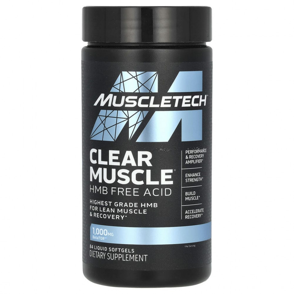   Muscletech, Clear Muscle, HMB,  , 84      -     , -,   