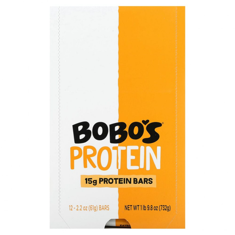   Bobo's Oat Bars, Protein Bars,     , 12 , 61  (2,2 )   -     , -,   
