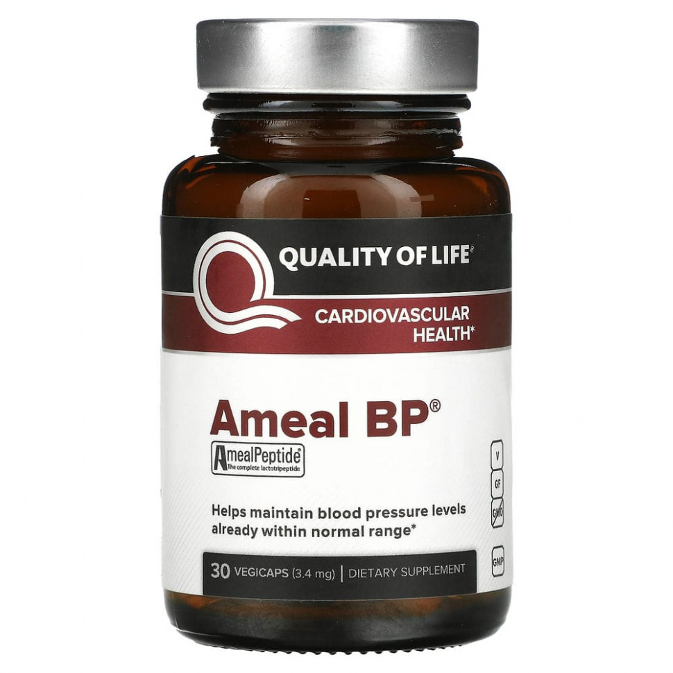  Quality of Life Labs, Ameal BP,  - , 3,4 , 30      IHerb ()