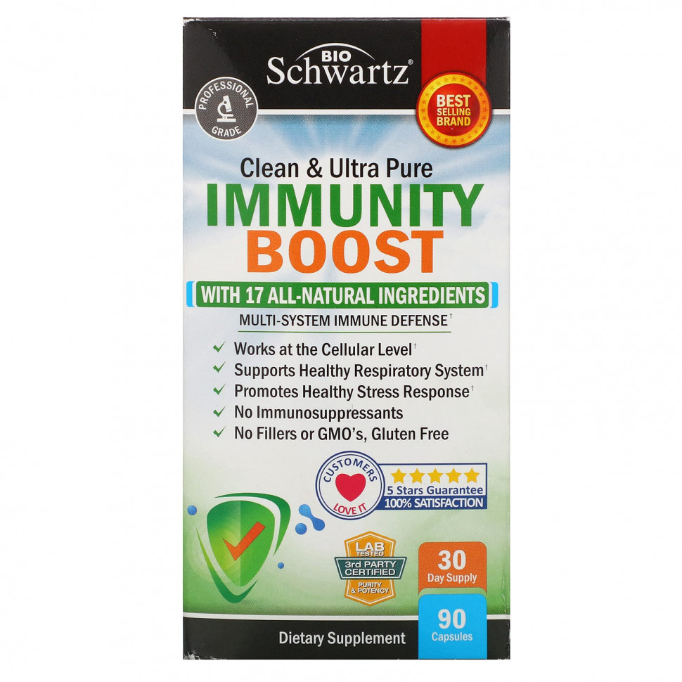   BioSchwartz, Clean & Immunity Boost,  , 90    -     , -,   