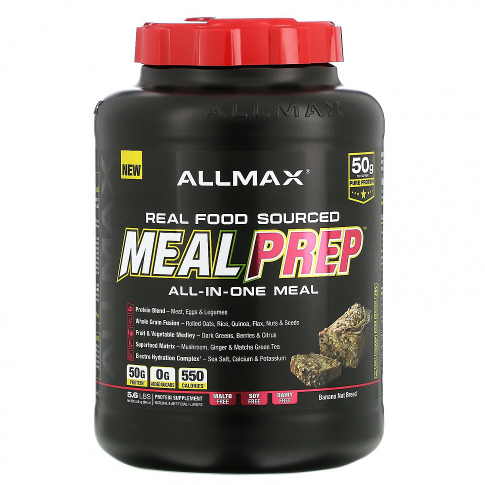   ALLMAX Nutrition, Real Food Sourced Meal Prep,  ,    , 2,54  (5,6 )   -     , -,   