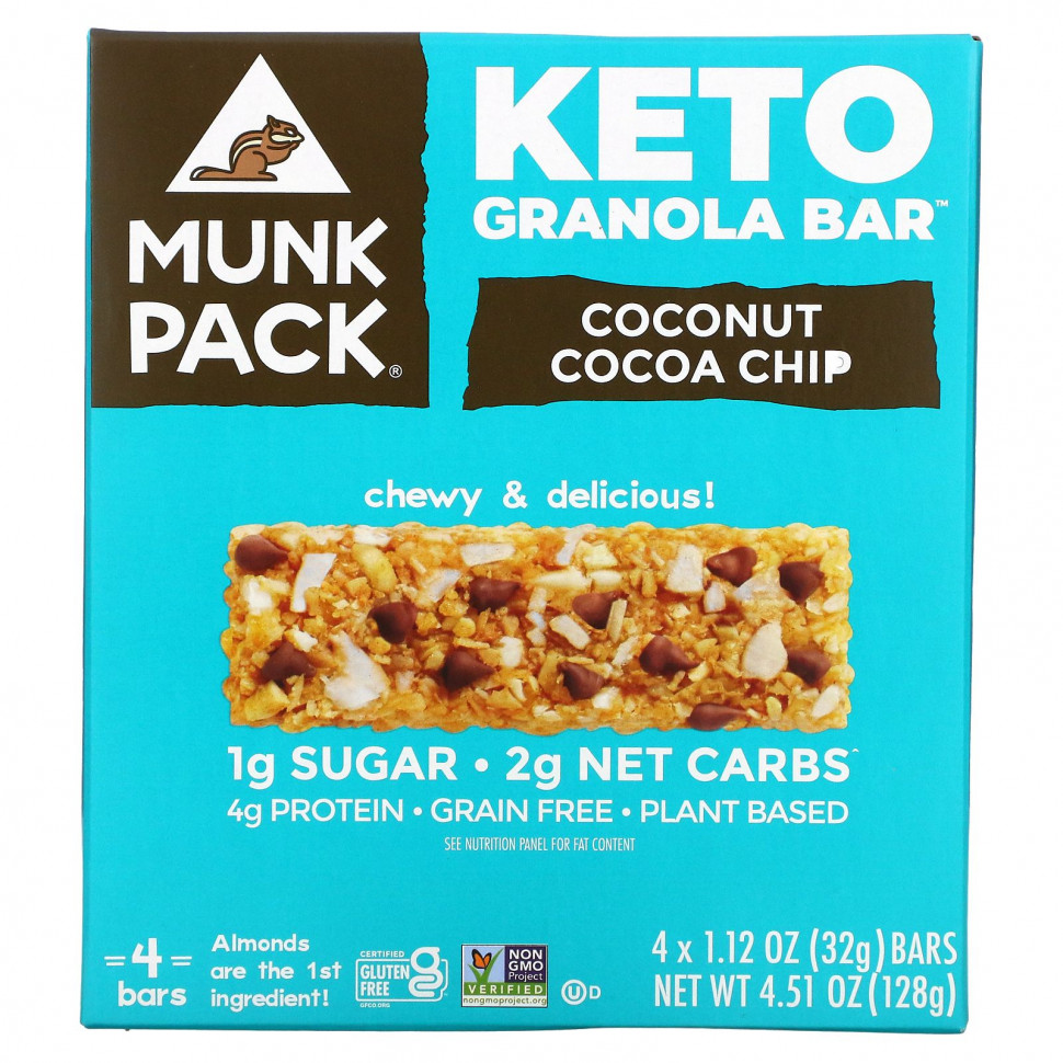   Munk Pack, Keto Granola,   -, 4 , 32  (1,12 )   -     , -,   