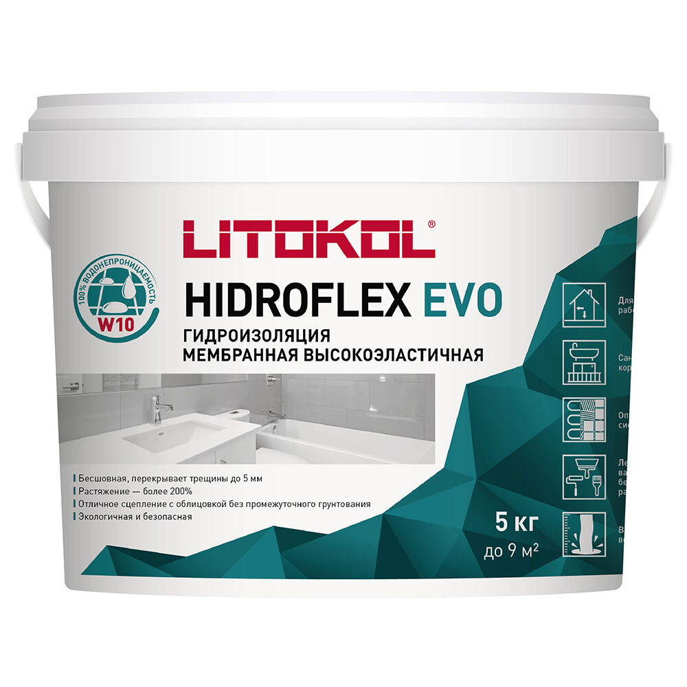 ���� ������������� ���������� Litokol Hidroflex 5 ��  