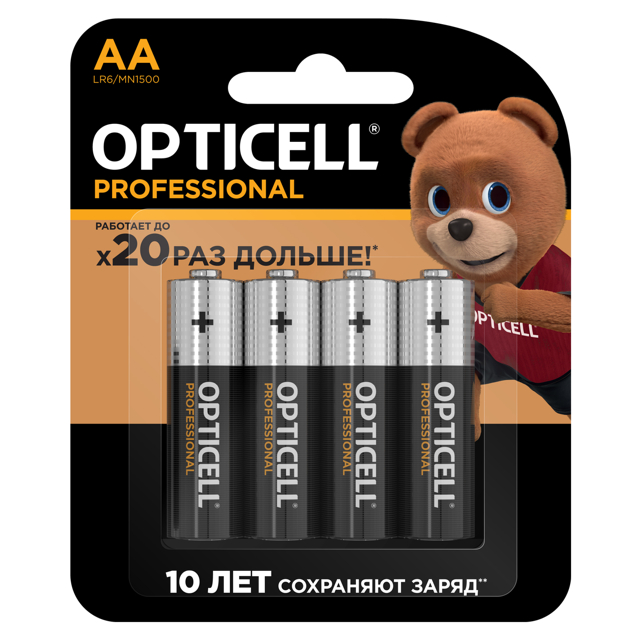 ���� ��������� OPTICELL ����������� 1,5� ����������� AA 4��  