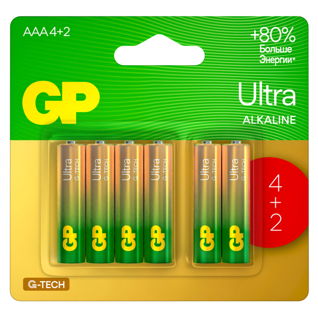 ���� ��������� GP ������ ���-��� AAA (LR03) 6 ��  
