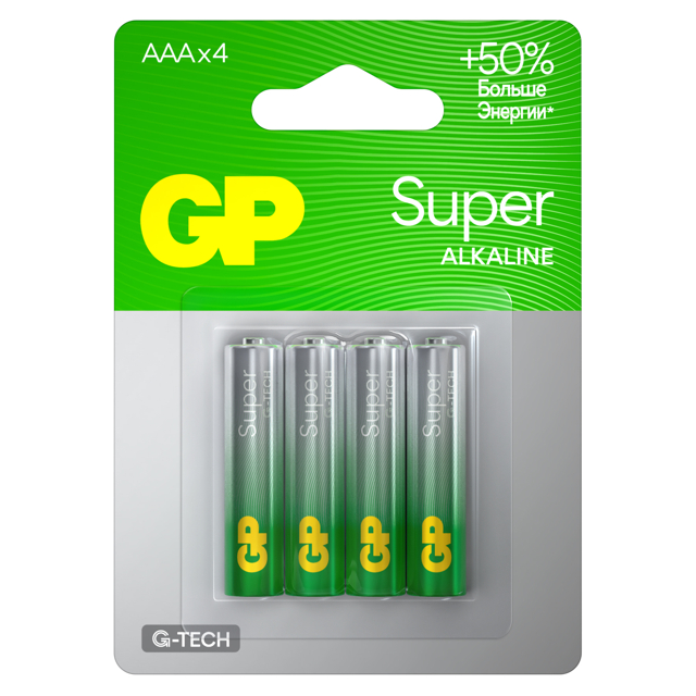 ���� ��������� GP ����� ���-��� AAA (LR03) 4 ��  
