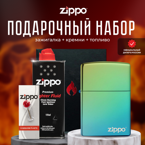    ZIPPO   (   Zippo 49191ZL Classic High Polish Teal Logo +  +  125  )  -     , -,   