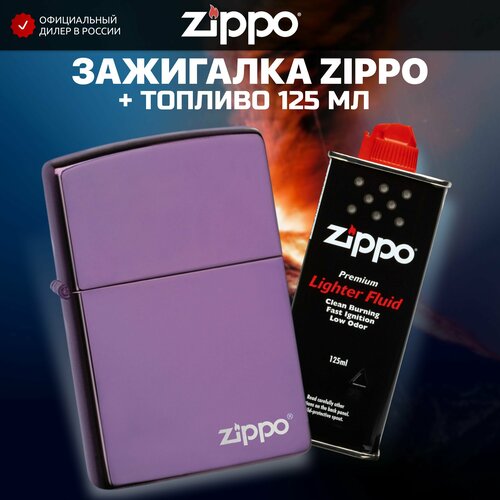     ZIPPO 24747ZL Classic High Polish Purple Logo +     125   -     , -,   