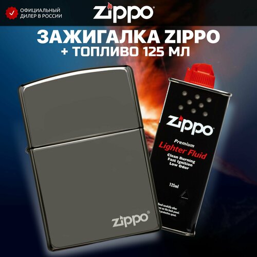    ZIPPO 150ZL Classic Black Ice Logo +     125   -     , -,   