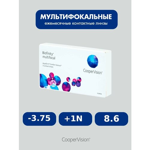 ���� Biofinity Multifocal (3 �����) 8.6, -3.75, +1N