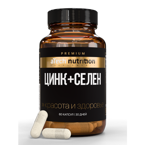 ���� ���� + ����� � ��������� � aTech Nutrition PREMIUM ZINK+SELENIUM 60 ������