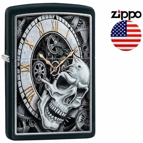   Zippo  Zippo 29854 Skull Clock Design  -     , -,   