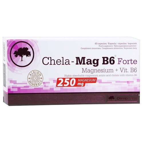 ���� Olimp Labs Chela-Mag B6 Forte ����., 250 ��, 100 �, 60 ��.