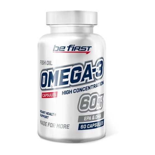 ���� Be First Omega-3 60% High Concentration ����., 150 �, 60 ��., 1 ��.
