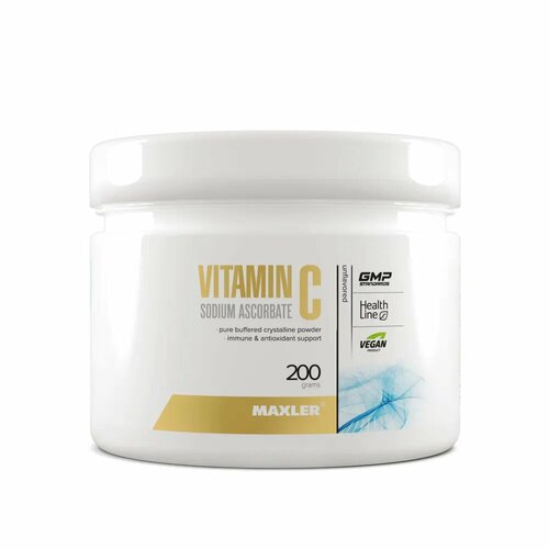 ���� MAXLER Vitamin C sodium ascorbate ���., 200 �, 1 ��., 1 ��.