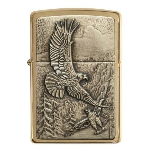   Zippo 20854 Eagles Brushed Brass  - 1 . 1 . 56   -     , -,   
