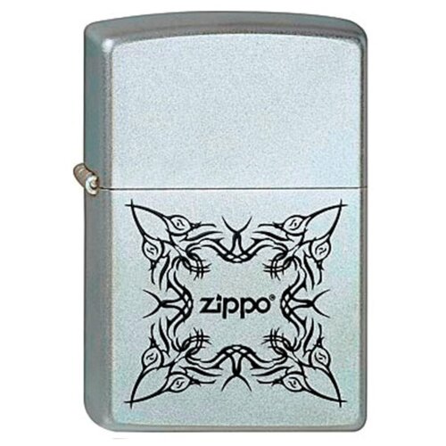     ZIPPO Classic 205 Tattoo Design   Satin Chrome  -     , -,   